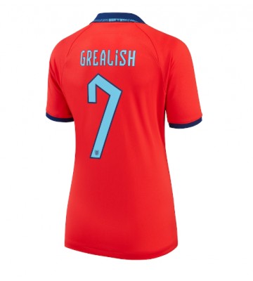 England Jack Grealish #7 Bortatröja Dam VM 2022 Korta ärmar